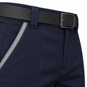 Conjunto de Camisa y Pantalón de Uniforme de Guardia de Seguridad de Manga Larga Gris Marino Personalizado con Cinturón para Personal de Patrulla de Instalaciones, Fabricante Mayorista - Product Image 5