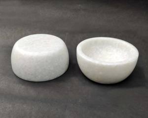 Ventes d'usine Baroda Pot en marbre vert écologique Design minimaliste Multifonctionnel pour fruits, rasage, cuisine, encens - Product Image 3