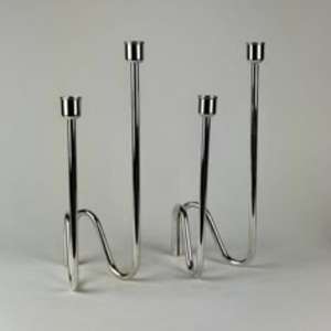 Bougeoir exclusif en acier inoxydable avec une esthétique métallique de qualité supérieure et un design contemporain pour un intérieur élégant - Product Image 1