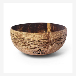 Tazón de cáscara de coco para cocinas sin residuos, biodegradable y reutilizable, perfecto para comer y decoración ecológica - Product Image 5