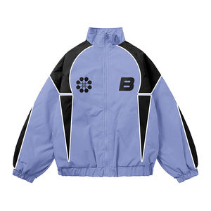 Chaqueta Deportiva Premium Cortavientos, Tejido de Poliéster de Alta Densidad 140 GSM, Suave y Duradero, Paneles en Contraste, Logotipo Personalizado con Serigrafía - Product Image 2