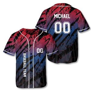 Lightweight custom baseball jersey breathable mesh sides <b>bright</b> sublimated graphics moisture control and full team printing - Product Image 4