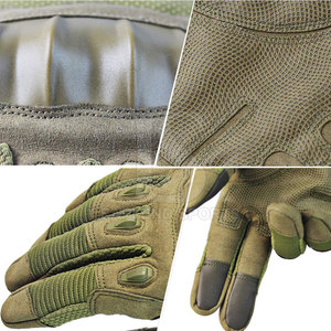 ถุงมือยุทธวิธีผ้าวัวขนาดสีออกแบบล่าสุด - Product Image 6