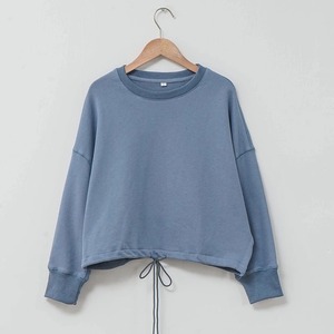 เสื้อลำลองป้องกันรอยยับของผู้หญิงเสื้อมีฮู้ดผ้าฝ้าย100% พรีเมี่ยมแห้งเร็วแบบกำหนดเองเสื้อกันหนาวแขนยาว - Product Image 5