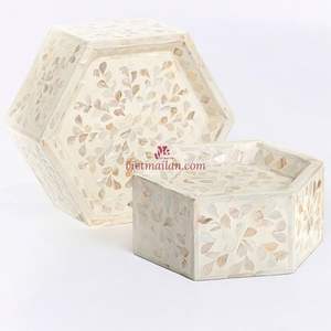 Base para Pastel Hecha a Mano con Núcleo de Bambú y Madreperla, No Tóxica, Ecológica, para Decoración de Mesa de Postres en Ramadán, Procedente de Vietnam - Product Image 6