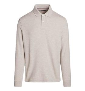 เสื้อโปโลแขนยาวสำหรับผู้ชายคอเสื้อสองชั้น - Product Image 1