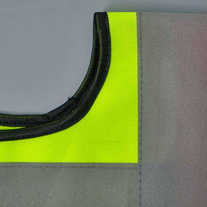 Veste de sécurité haute visibilité ANSI Classe 2 réfléchissante et imperméable avec plusieurs poches, logo personnalisé élégant, gilet de signalisation - Product Image 4