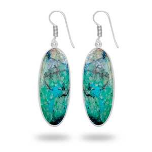 Pendientes de Piedras Preciosas Naturales, Regalos con Forma de Piedras Curativas, Pendientes de Shattuckita Natural, Joyería Hecha a Mano al por Mayor - Product Image 4