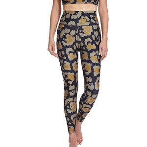 Leggings de yoga respirants à taille élastique, prix d'usine, logo personnalisé, vente en gros, leggings de yoga les plus vendus - Product Image 1
