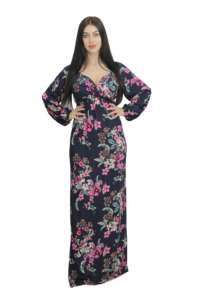 Jalabiya Formal de Manga Larga, 100% Algodón, Estilo Modesto para Madre e Hija, Calidad Premium - Product Image 3