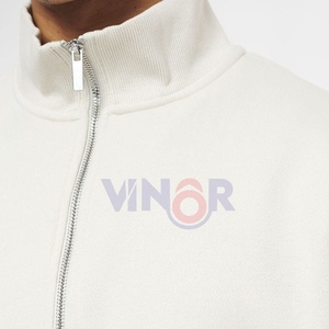 Meilleure qualité bas prix séchage rapide Street Style hommes demi-zip sweats/concevoir votre propre couleur personnalisée hommes demi-fermeture éclair sweat - Product Image 6