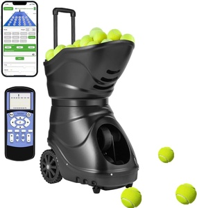 SIBOASI Tennis <b>Ball</b> <b>Machine</b> Advanced Smart Programming- High Capacity with App/Remote, Adjustable Serve Speed & Outdoor Training - Product Image 3