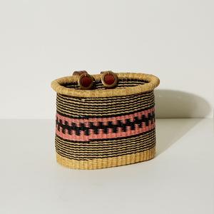 Panier de vélo en bambou de conception chaude accessoires de vélo pour enfants sacs en jonc de mer amovibles pour guidon de vélos - Product Image 2