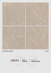 Azulejos vitrificados brillantes de 600x600mm para interiores elegantes para espacios residenciales y comerciales, habitaciones de hotel, función de ladrillo refractario - Product Image 2