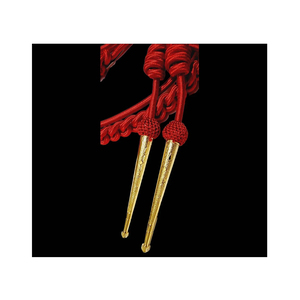 Agujetas Ceremoniales Hechas a Medida, Accesorios para Uniformes, Cordones de Hombro Trenzados Dorados para Ceremonias - Product Image 2