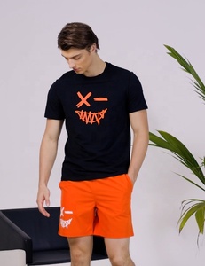 Chándal informal OEM para hombre 100% algodón verano conjunto transpirable moda Chándal corto - Product Image 6