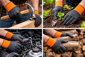 Guantes de Trabajo Multiusos Recubiertos de Nitrilo para Construcción, Manipulación, Jardinería, Mantenimiento, Fabricación de Marca Privada - Product Image 3