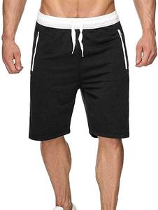 Men's Elastic Waist Multicolor <b>Plaid</b> Workout Sweat <b>Shorts</b> Zipper Pockets Hip Hop Style Summer Comfort Men <b>Shorts</b> OEM Service - Product Image 2