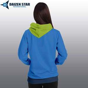 DAIZEN STAR Sweat-shirts à capuche écologiques pour femmes, couleur unie, 100% coton molletonné, séchage rapide, respirant, broderie 3D, hiver - Product Image 2
