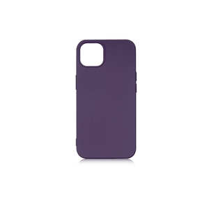 Funda de Silicona Líquida Premium Netzy SAFA LSR para iPhone 13, Color Morado Oscuro, Protectora para Modelos de Teléfono A22 y A50 - Product Image 1