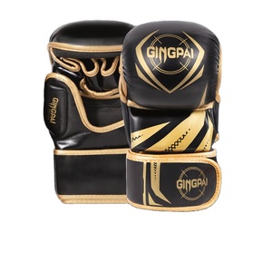 Guantes de MMA de Cuero Vacuno de Alta Calidad con Logotipo de Marca Personalizado, Equipo Profesional para Entrenamiento de Grappling y Sparring - Product Image 2