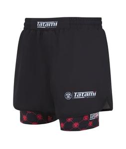 กางเกงขาสั้น MMA สำหรับผู้ชายน้ำหนักเบาพิมพ์ลายดิจิทัลป้องกันการหดตัว - Product Image 2