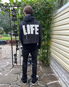 2023 Casual cómodo tamaño personalizado polar Multicolor en relieve Sudadera con capucha mujer pulóver sudadera - Product Image 4