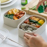 Boîte à lunch en silicone de qualité alimentaire en gros personnalisée, compatible micro-ondes, étanche, isolée, portable, 3 compartiments, sans BPA, écologique