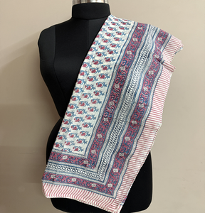 Women's Lightweight Breathable Windproof Cotton <b>Sarong</b> Shawl Hand Block Printed Quick Dry Durable Multifunction Sun Protection - Product Image 4