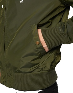 Cheap Price Custom Logo Label 100% Polyester Satin Varsity Letterman Bomber Baseball <b>Jacket</b> for men - Product Image 5