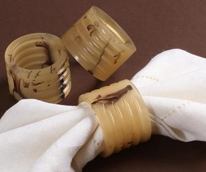 <b>Epoxy</b> Resin Butterscotch Napkin Ring Banquet Party Decoration Dinning <b>Table</b> Everyday Family Gatherings a Great Tabletop Decor - Product Image 4