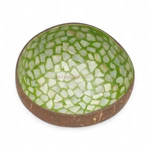 Tazón de Coco Hecho a Mano con Incrustaciones de Nácar, Diseño Personalizado al por Mayor, Directo de Vietnam - Product Image 4