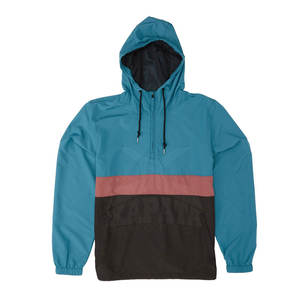 Veste Anorak Coupe-Vent Imperméable à Capuche pour Homme, Style Unique, Respirante, Haute Qualité, Fermeture Éclair 1/4, Idéale pour l'Hiver et le Streetwear - Product Image 1