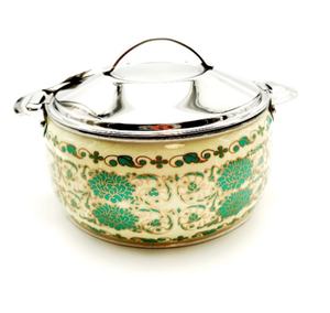 Couvercle de finition nickelé en acier inoxydable Hot Pot Dernier design fait à la main Casseroles isolées Serveur Qualité supérieure - Product Image 3