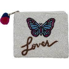 Pochette perlée Cowboy de haute qualité noir rouge blanc Mini porte-monnaie fermeture à glissière fabriqué à la main accessoire de mode occidentale toile - Product Image 3