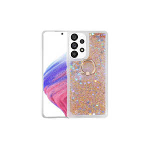 Coque en silicone liquide isolante de luxe dorée JoieCreatif Milce pour Samsung Galaxy A13 4G - Coque de protection fine - Product Image 1