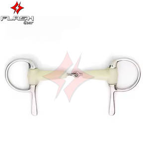 Fait sur mesure Finntack Bristol demi-joue embout de conduite rembourrage doux en acier inoxydable de haute qualité allemand argent anneau lâche culotte - Product Image 6