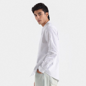 <b>Men's</b> Business <b>Long</b> <b>Sleeve</b> <b>Shirt</b> <b>Striped</b> Stretch High Quality Casual Collar <b>Shirt</b> for <b>Men</b> plus size <b>men's</b> <b>shirts</b> 100% cotton - Product Image 2