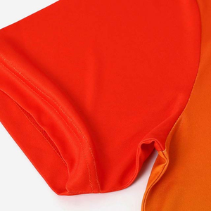 Conjunto de Uniforme de Fútbol Personalizado Sublimado RTS Naranja y Amarillo para Hombre, Número 10, Absorbente de Humedad, Corte Regular, Manga Corta, CP-SU-01 - Product Image 5