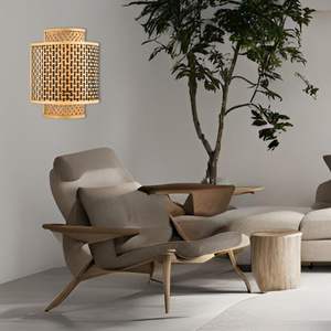 Aplique de pared de bambú decorativo para iluminación de pasillo y dormitorio interior hecho en Vietnam - Product Image 2