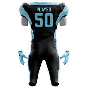 Nouveau maillot de football américain le plus vendu dernier style séchage rapide personnalisé logo de votre marque sur le devant uniforme de football américain - Product Image 5