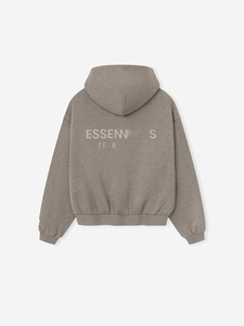 Indemand Market surdimensionné à manches longues essentiel Vintage hommes à capuche 100% doux et lavable coton impression numérique et broderie - Product Image 6