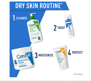 Uniquement pour la crème hydratante CeraVeeSe, hydratant pour le visage et lait corporel pour peaux normales à très sèches, 12 oz Achetez maintenant Obtenez la meilleure offre - Product Image 6