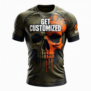 Rash Guard personalizado creado con tela que absorbe la humedad y paneles elásticos para un control máximo kimono de jiu jitsu personalizado - Product Image 5