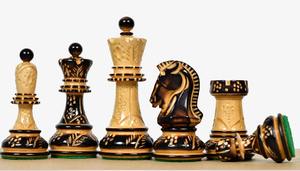 Reproducción artesanal de piezas de ajedrez Dubrovnik V3.0 3.7 Rey lacado, quemado y de madera de boj al mejor precio - Product Image 5