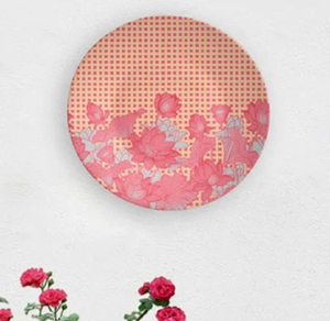 แผ่นผนังที่เป็นเอกลักษณ์แสดงธีมอินเดียที่หลากหลาย: สถาปัตยกรรมประวัติศาสตร์ช้างและนกยูงศิลปะทางวัฒนธรรมที่หลากหลาย - Product Image 4