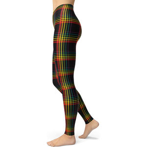 Leggings élégants de bonne qualité avec impression par sublimation Leggings pour femmes imprimés sur mesure en gros - Product Image 3