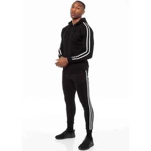Tracksuit Custom Logo Blank Jogger Hooded hood <b>Set</b> Plain pullover New Fashion Sportswear Tracksuit <b>Men</b> <b>2</b> <b>Piece</b> <b>sets</b> for <b>men's</b> - Product Image 3