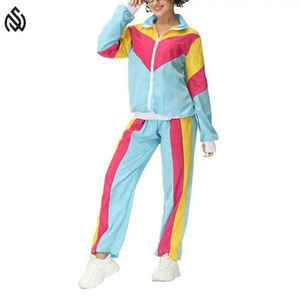 Survêtement Street wear Coupe-Vent Survêtement À Capuche Jogger Ensemble Ourlet Brut Coupe Bord Graphique Coupe-Vent Survêtement - Product Image 3