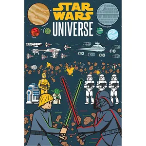 Póster Ilustrado del Universo de Star Wars de Estilo Moderno para Decoración de Pared - Product Image 1